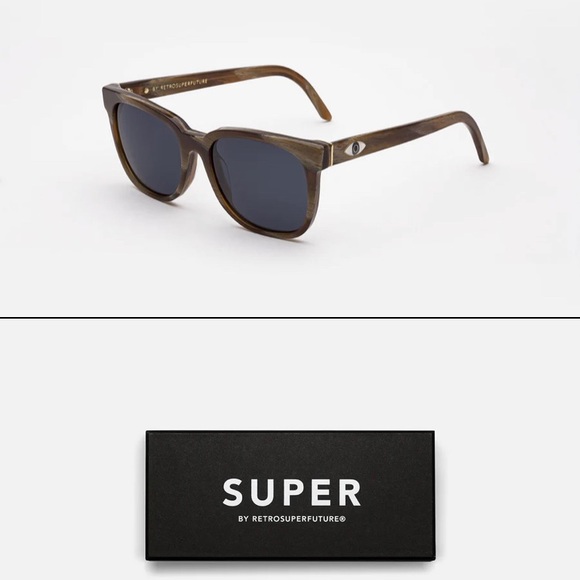 *last call* RETROSUPERFUTURE marbled acetate Italian luxury evil eye sunglasses - Picture 1 of 13